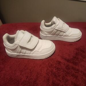 Adidas White Hoops 3.0 Size 10k